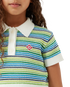 Children's Stripe Short Sleeve Crochet Top