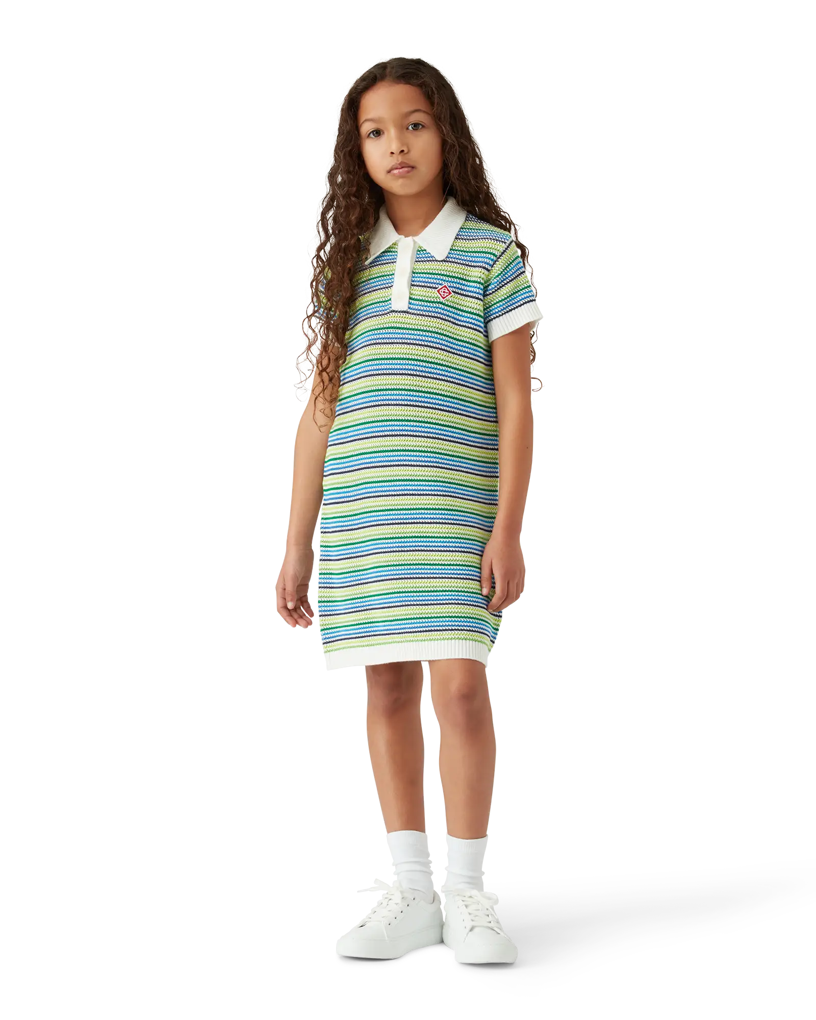 Children's Stripe Short Sleeve Dress