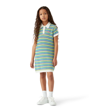 Children's Stripe Short Sleeve Dress