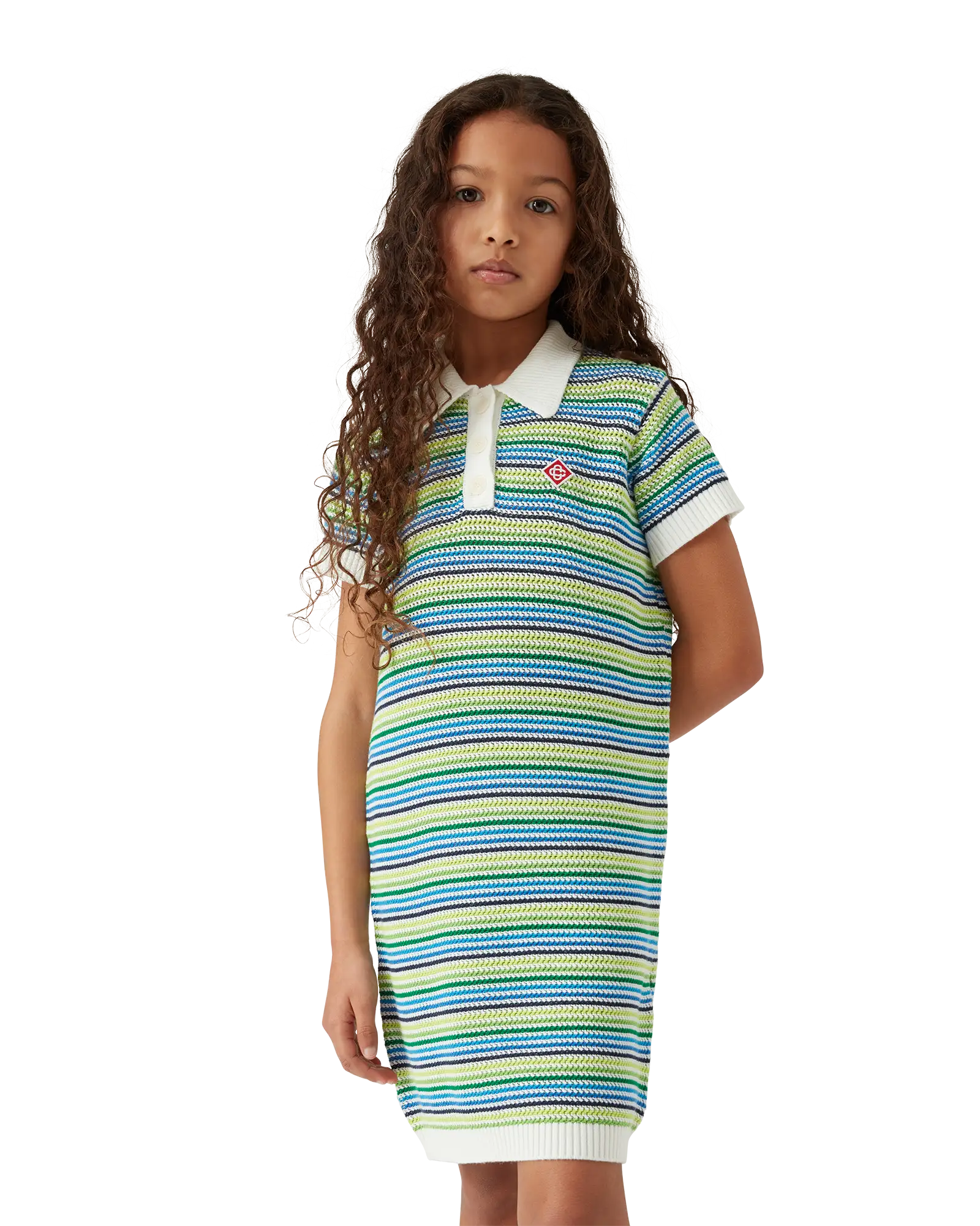 Children's Stripe Short Sleeve Dress