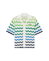 Children's Gradient Wave Short Sleeve Knit Shirt