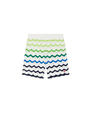 Children's Gradient Wave Knit Shorts