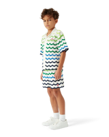 Children's Gradient Wave Knit Shorts