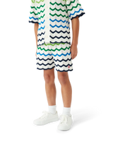 Children's Gradient Wave Knit Shorts