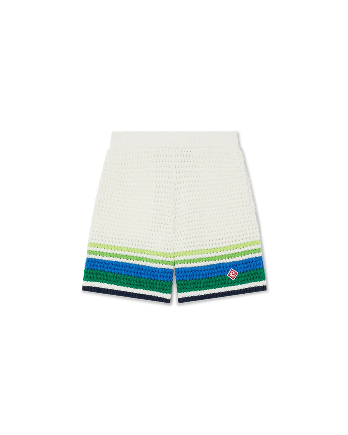 Children's Tennis Stripe Knit Shorts