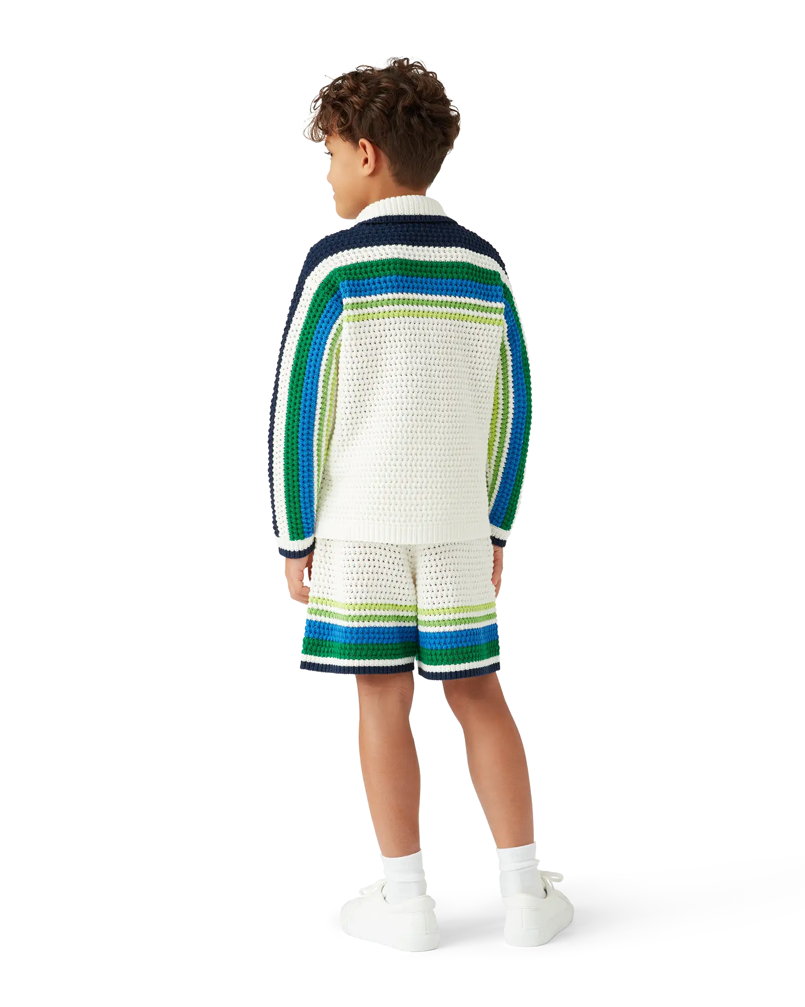 Children's Tennis Stripe Knit Shorts