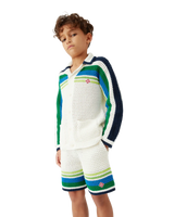 Children's Tennis Stripe Knit Shorts