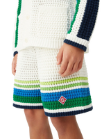 Children's Tennis Stripe Knit Shorts