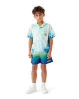 Children's Surf Lotus Short Sleeve Shirt