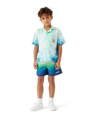 Children's Surf Lotus Short Sleeve Shirt