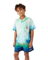 Children's Surf Lotus Short Sleeve Shirt