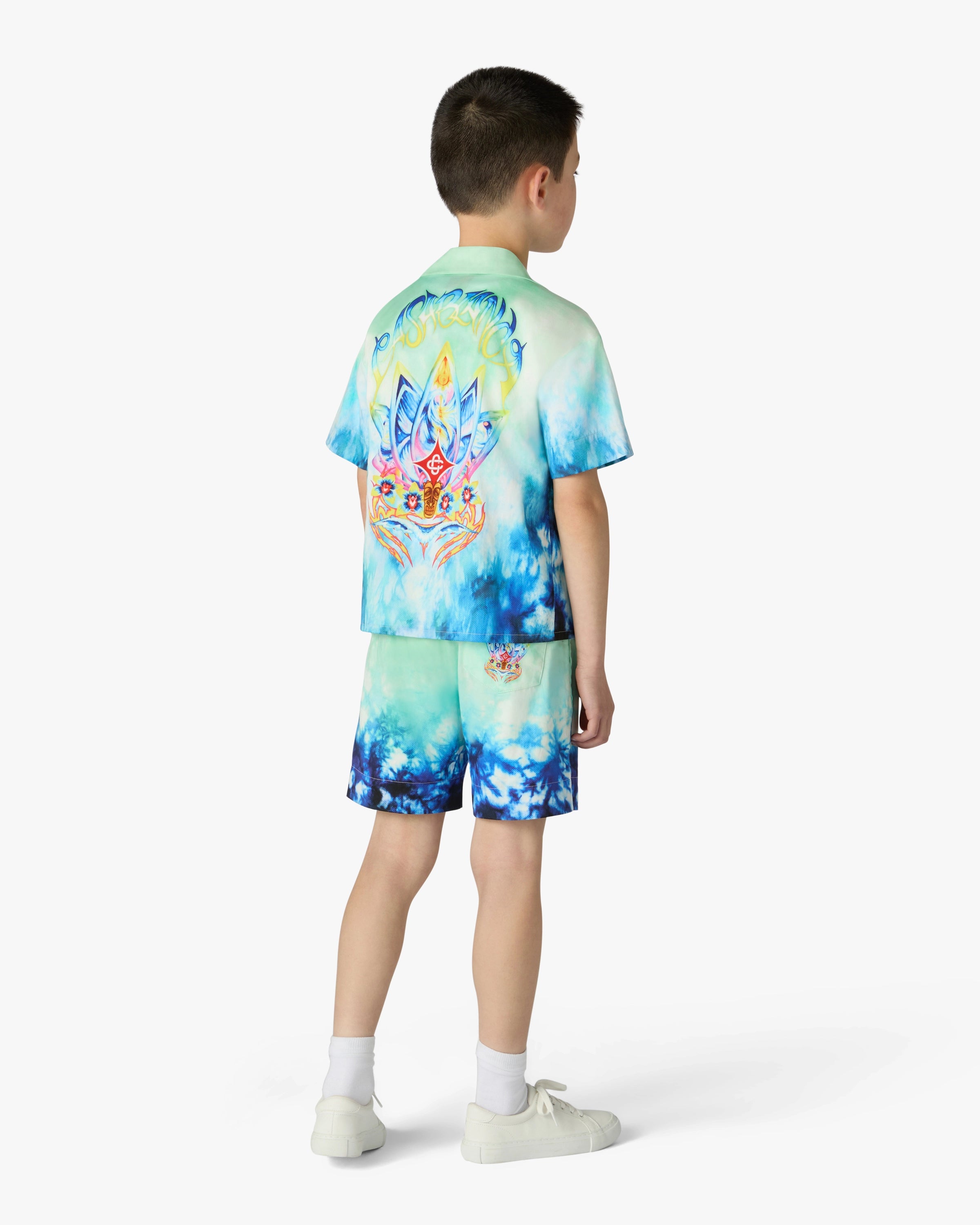 Children's Surf Lotus Short Sleeve Shirt