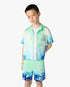 Children's Surf Lotus Short Sleeve Shirt