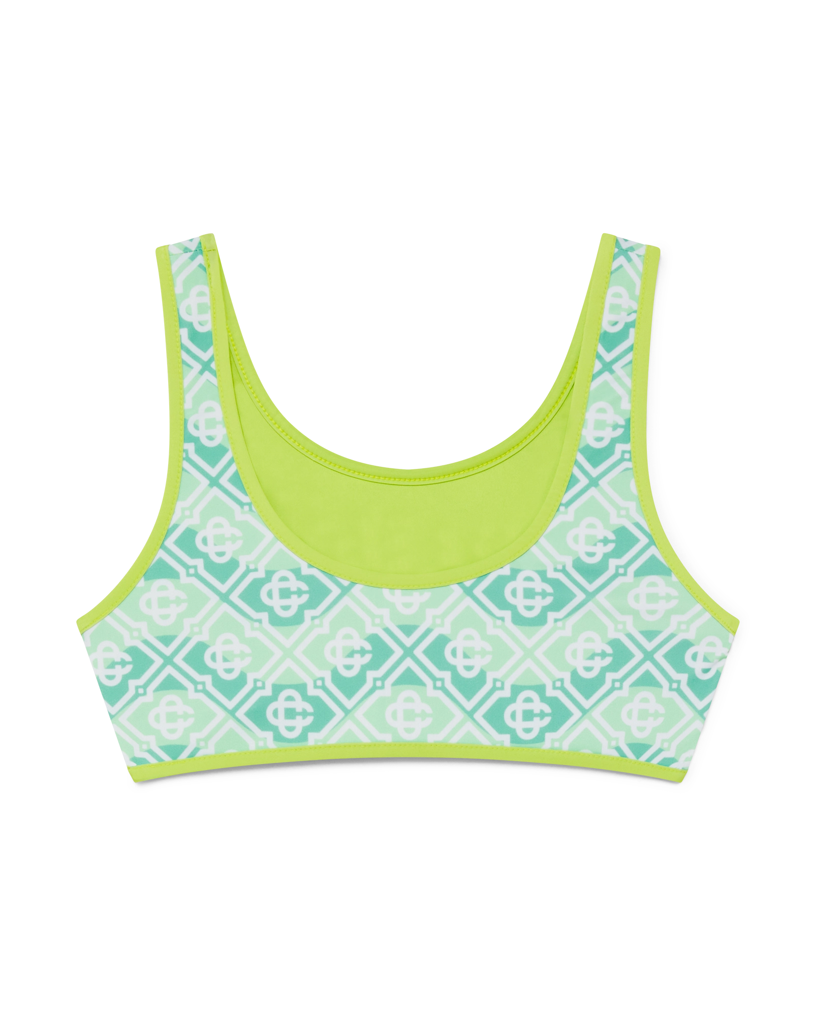 Children's Wavy Monogram Bikini Set