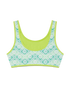 Children's Wavy Monogram Bikini Set