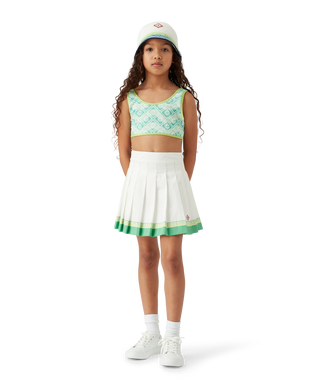 Children's Wavy Monogram Bikini Set