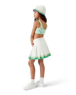 Children's Wavy Monogram Bikini Set