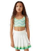 Children's Wavy Monogram Bikini Set