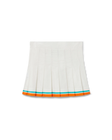 Tennis Stripe Pleated Skirt