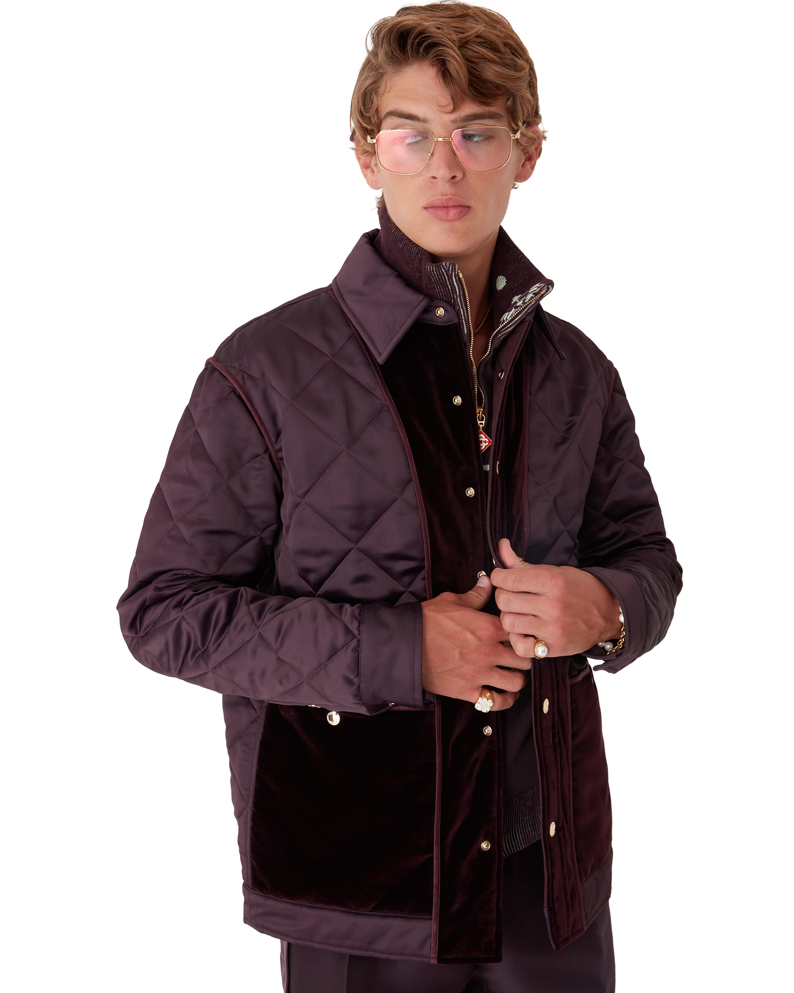 Satin Quilted Jacket
