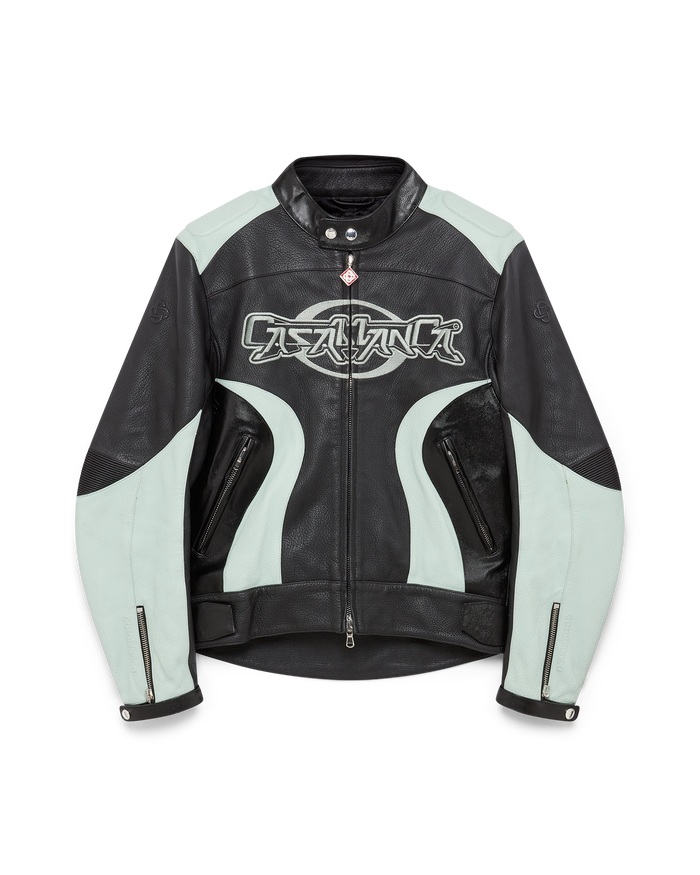 Veste de motard en cuir