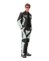 Veste de motard en cuir