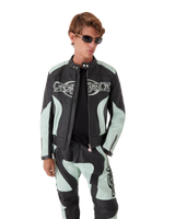Veste de motard en cuir