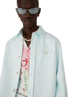 Cotton Monogram Long Sleeve Shirt