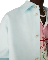 Cotton Monogram Long Sleeve Shirt