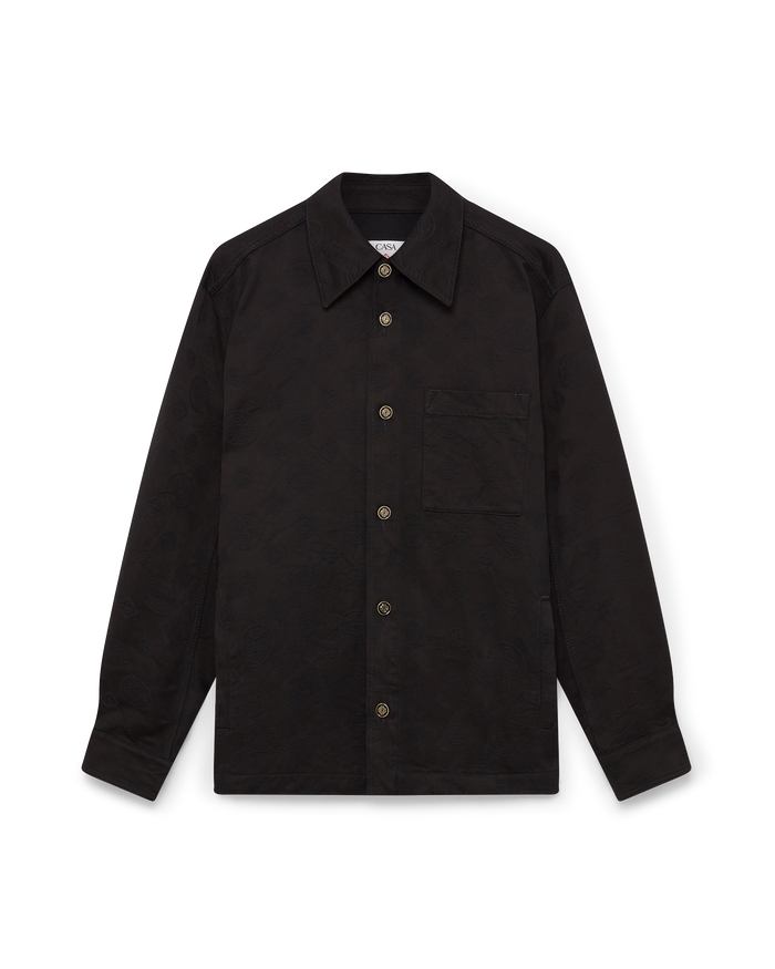 Denim Monogram Overshirt