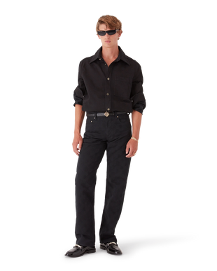 Denim Monogram Overshirt