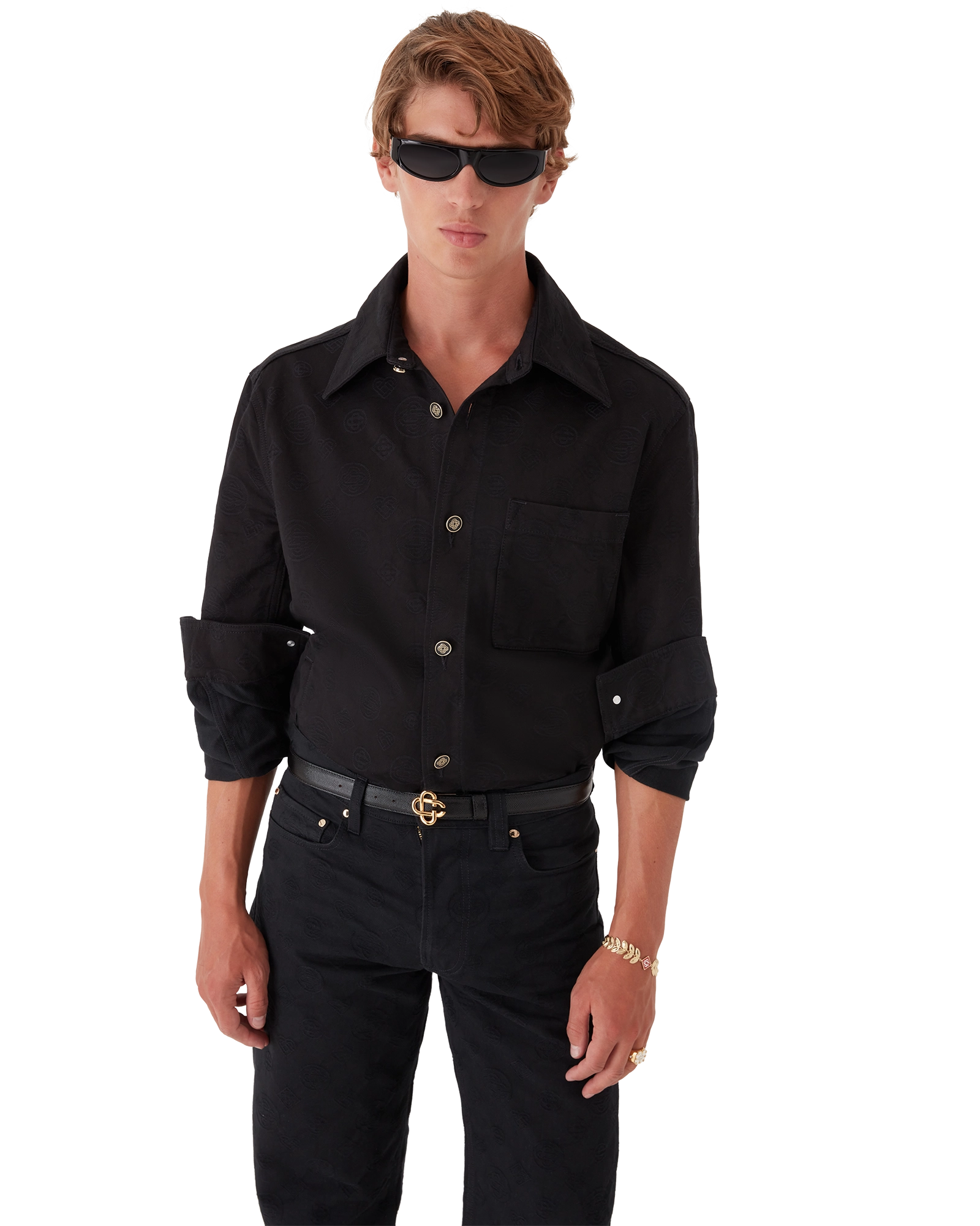 Denim Monogram Overshirt