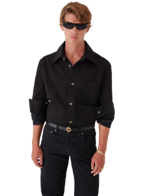 Denim Monogram Overshirt