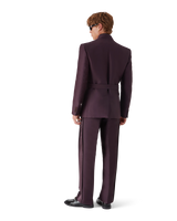 Blend Tailored Wool Silk Wrap Jacket