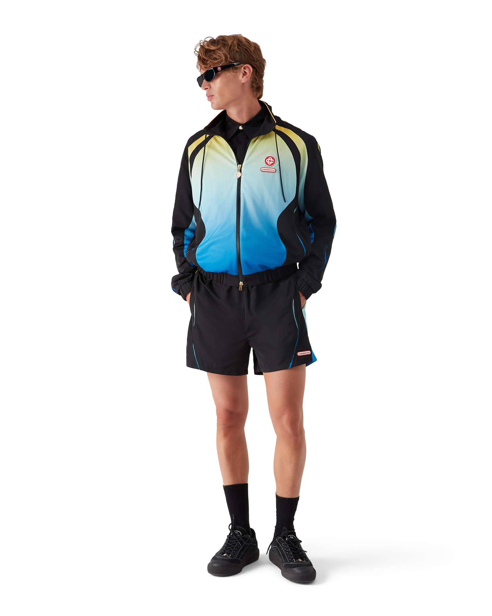 Gradient Windbreaker Jacket