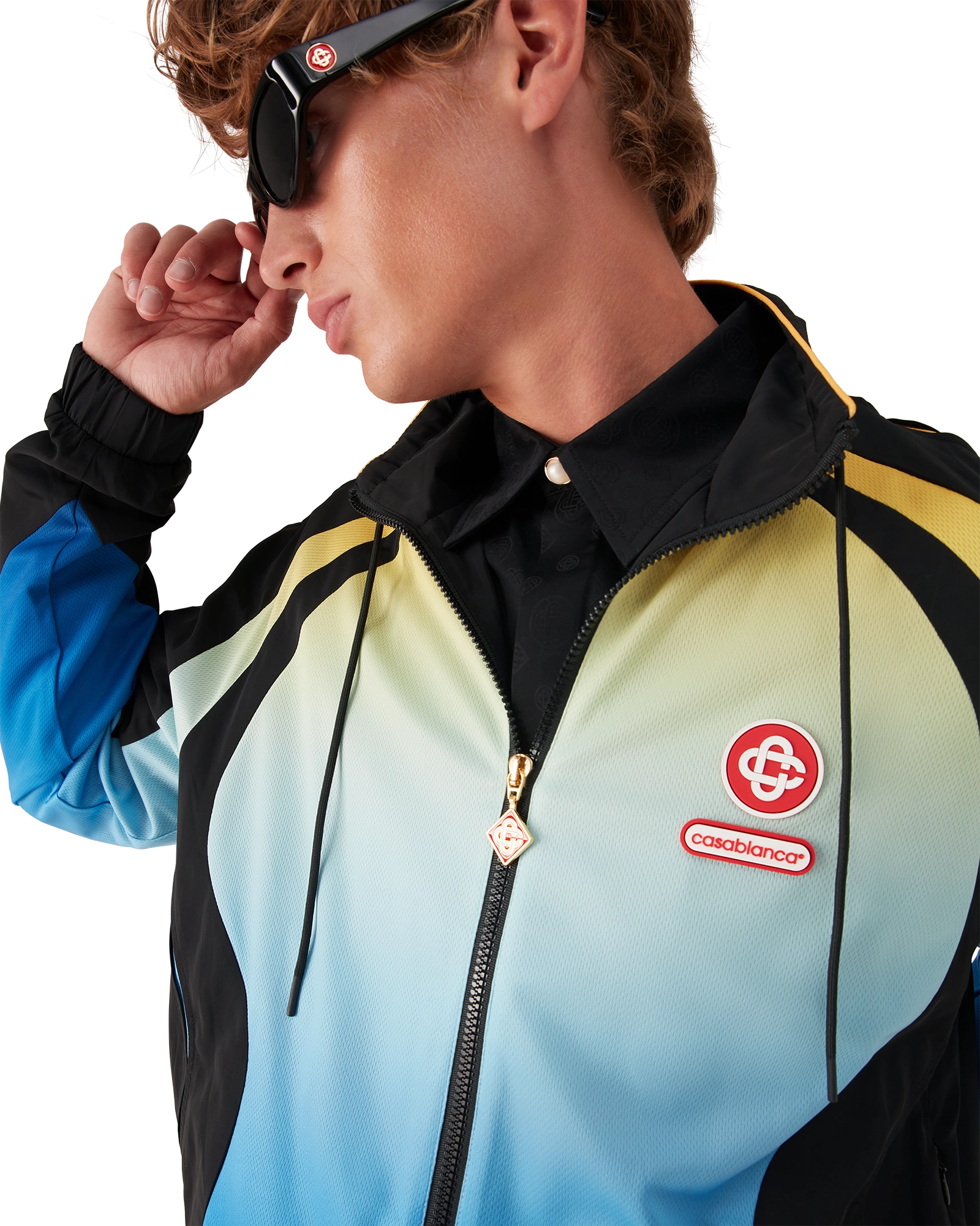 Gradient Windbreaker Jacket