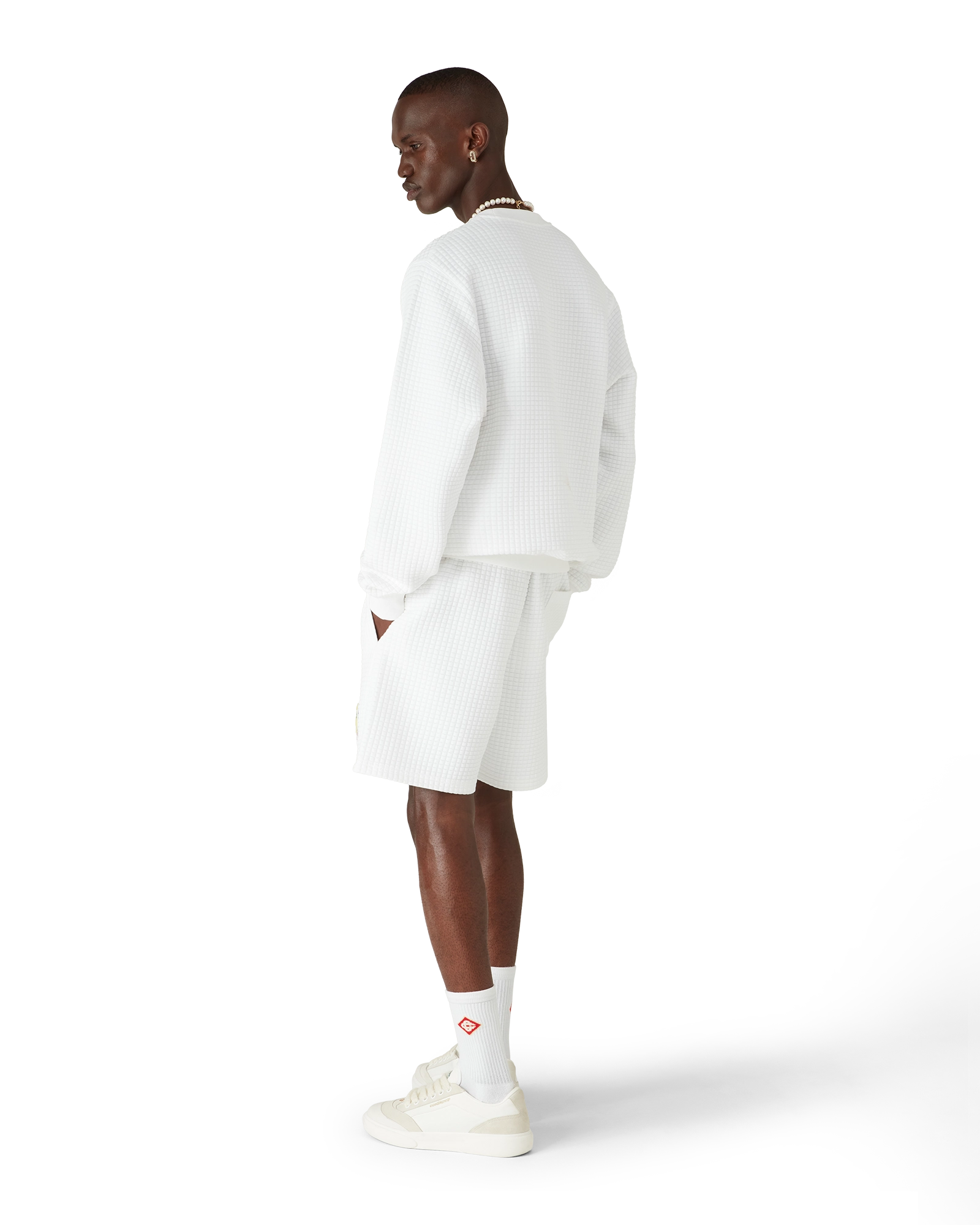 Tennis Mascot Quilted Sweatshirt