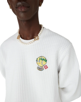 Tennis Mascot Quilted Sweatshirt