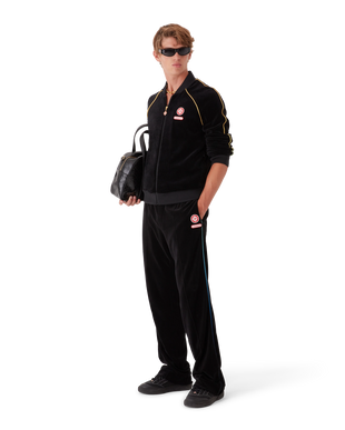 Gradient Piping Velour Track Jacket
