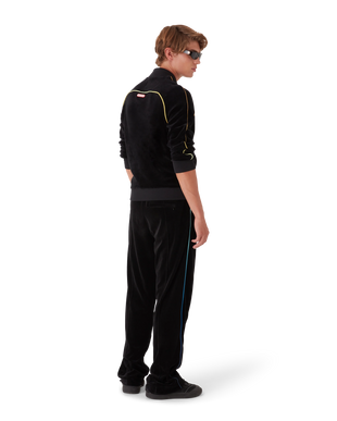 Gradient Piping Velour Track Jacket