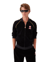 Gradient Piping Velour Track Jacket