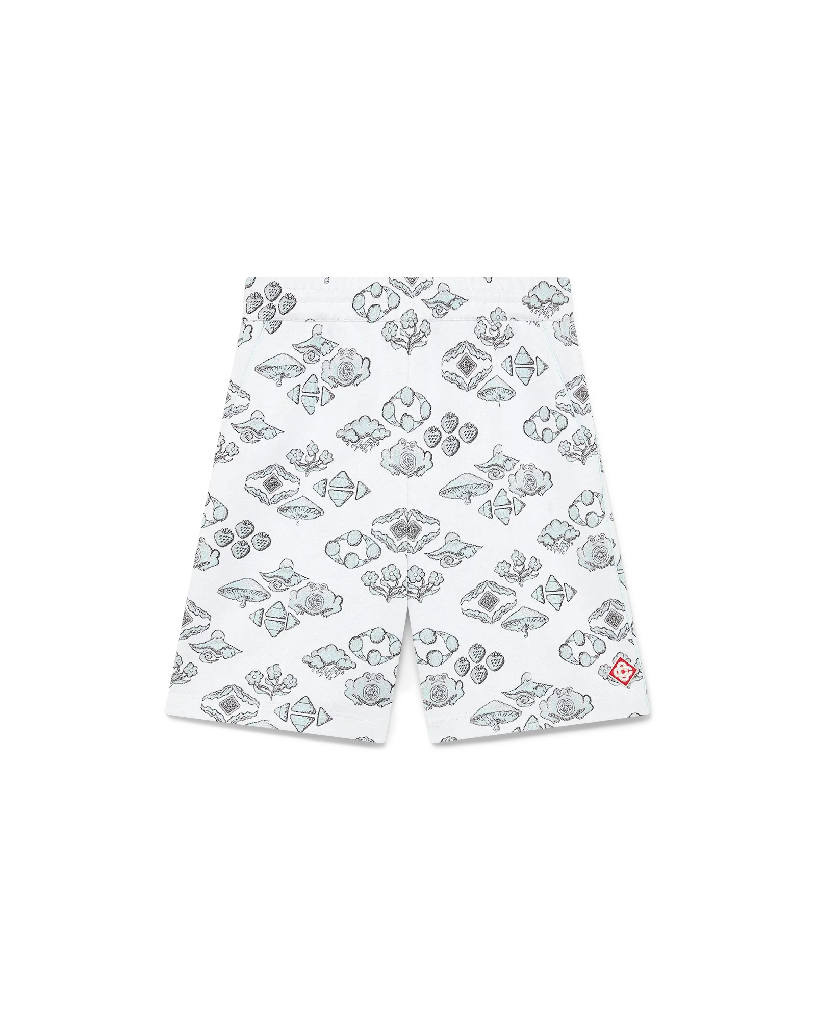 Jacquard Motif Track Shorts