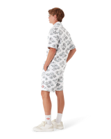 Jacquard Motif Track Shorts