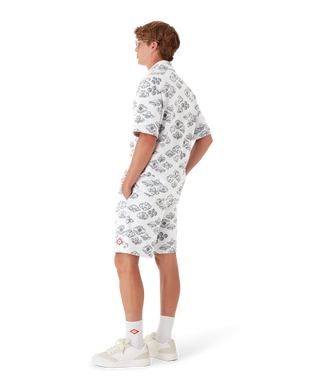 Jacquard Motif Track Shorts