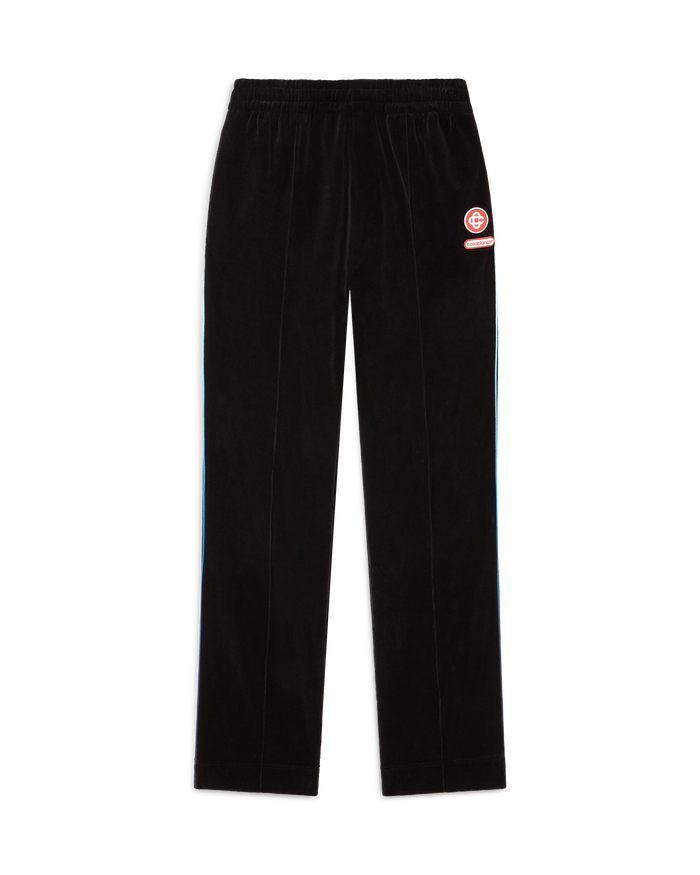 Gradient Piping Velour Track Pants