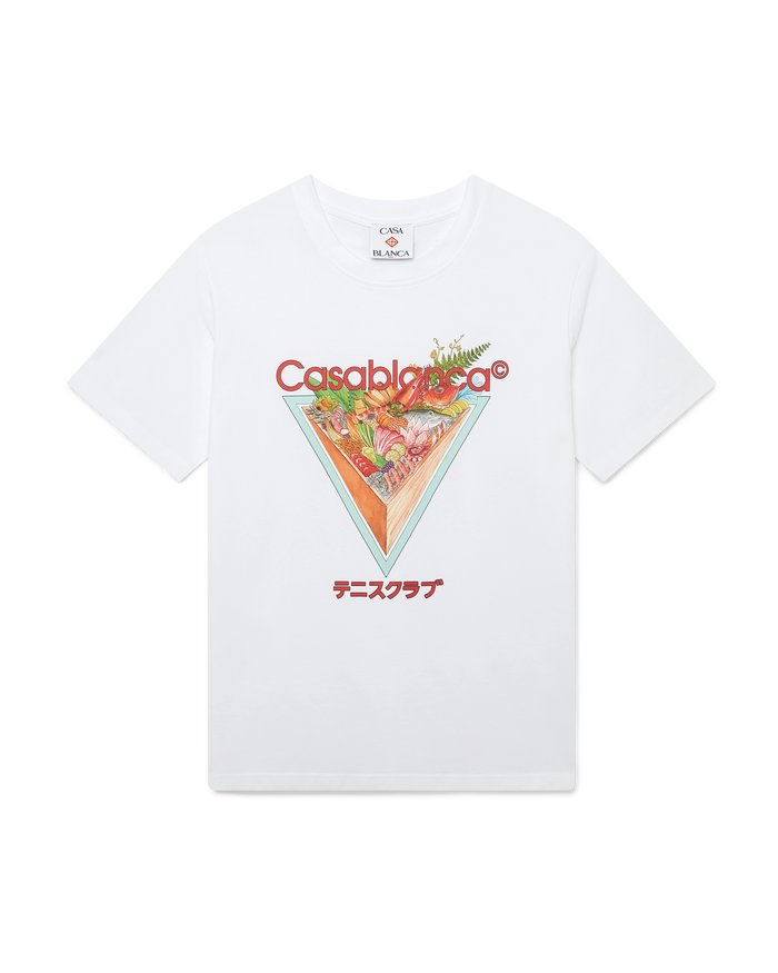 Tennis Club Icon Short Sleeve T-Shirt | Casablanca Paris Tennis Club Icon Short Sleeve T-Shirt | Casablanca Paris