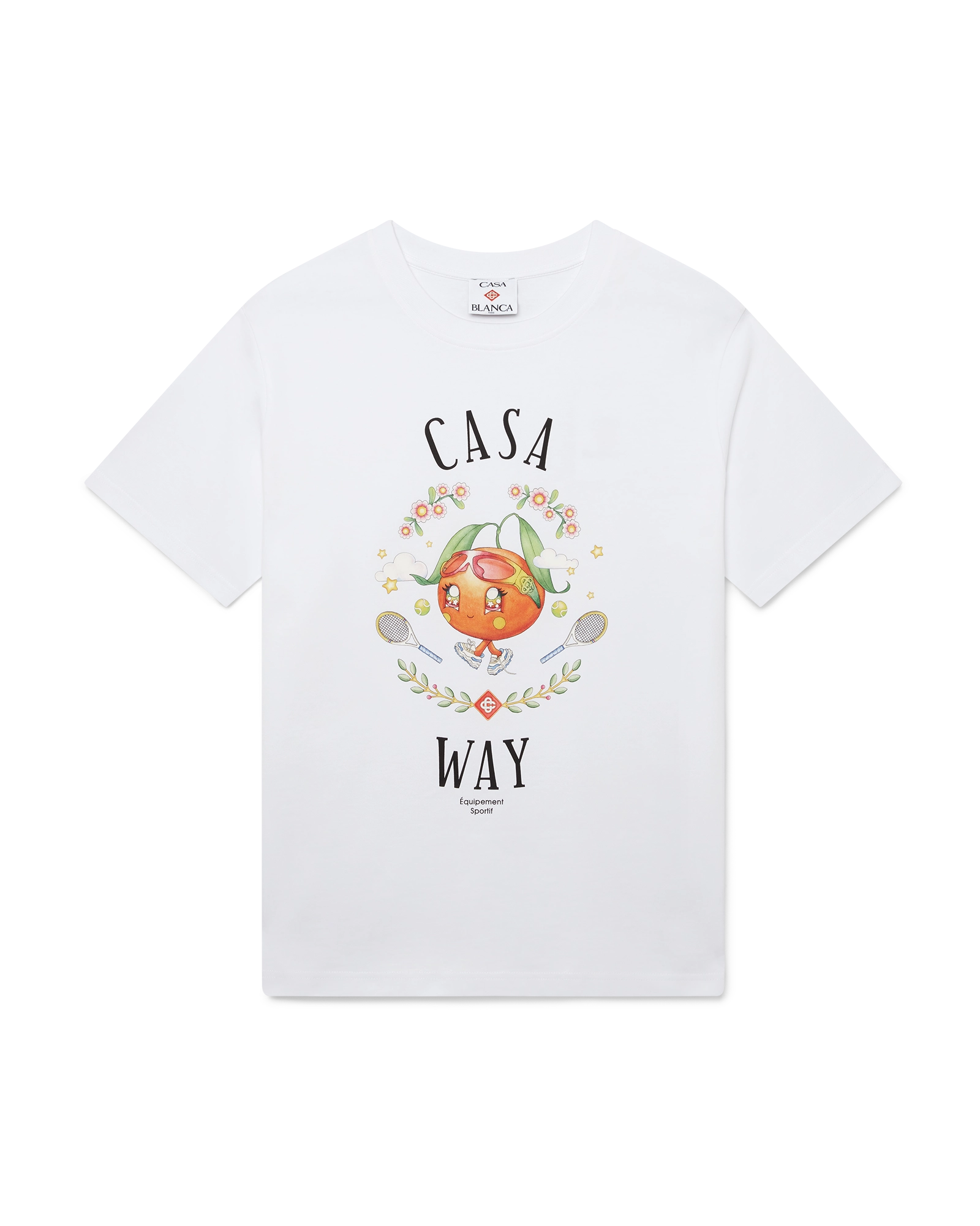 Casa Way Orange Mascot Short Sleeve T-Shirt