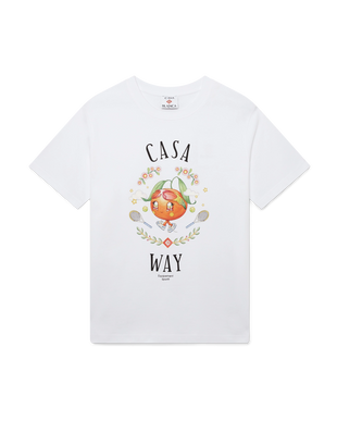 Casa Way Orange Mascot Short Sleeve T-Shirt
