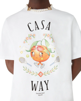 Casa Way Orange Mascot Short Sleeve T-Shirt