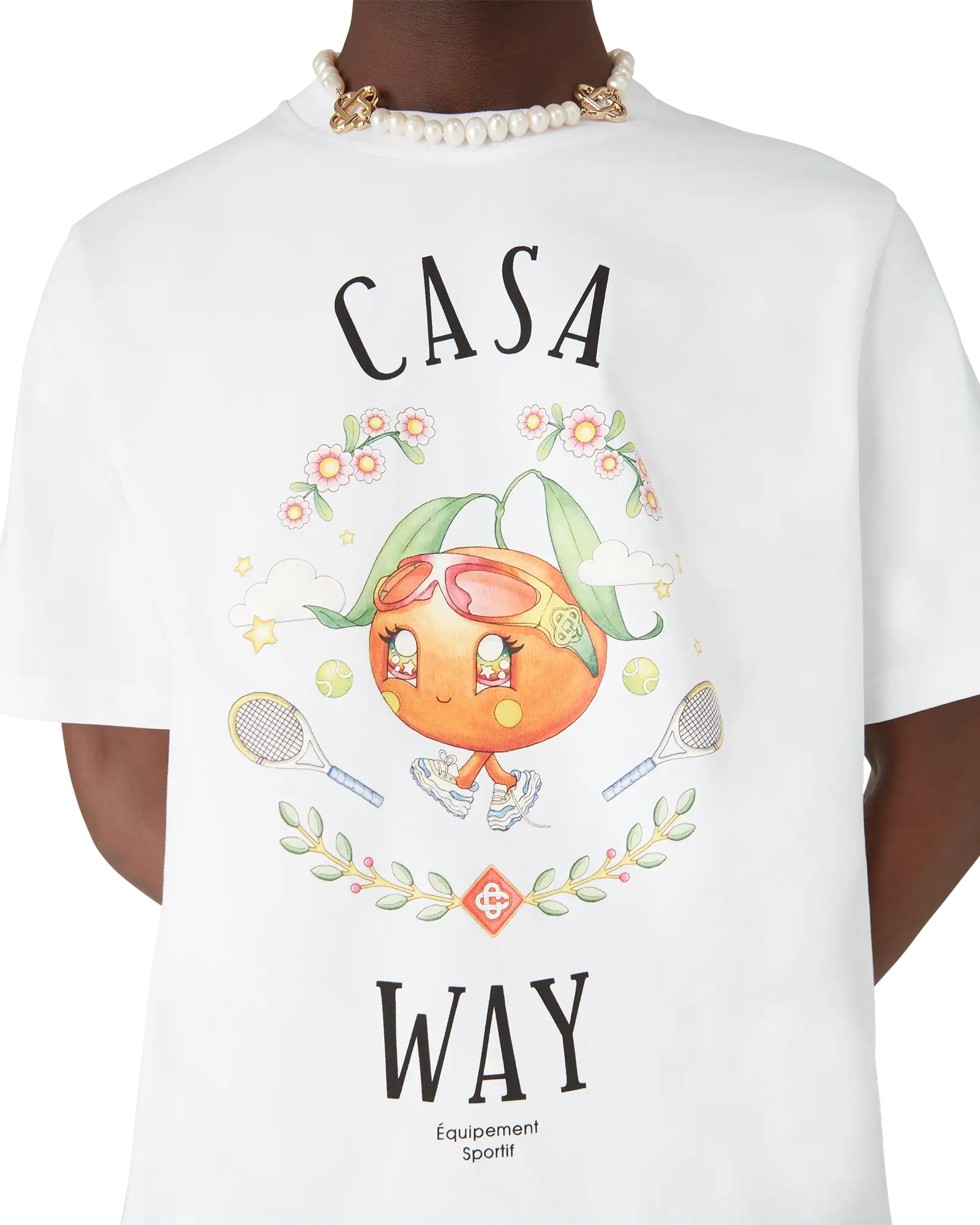 Casa Way Orange Mascot Short Sleeve T-Shirt